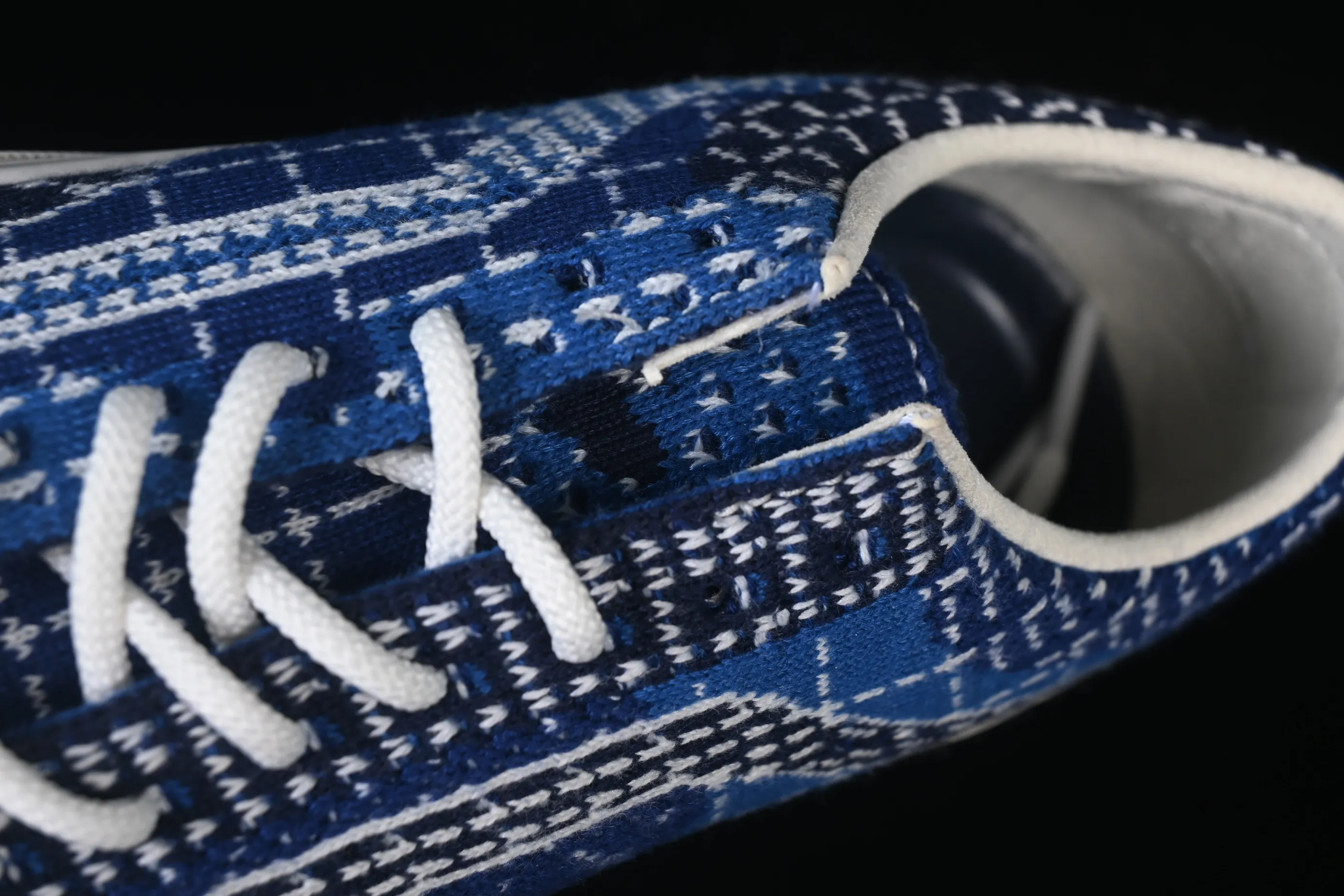 All categories Vans Vans series Vans Low Vans Old Skool 36 EK woven series Comfortable and versatile non-slip and wear-resistant casual skate shoes VN000SHXBLU